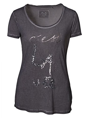 DAILY'S KARLA Damen T-Shirt mit Rundhalsausschnitt aus 100% Viskose - loft