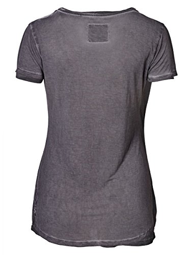 DAILY'S KARLA Damen T-Shirt mit Rundhalsausschnitt und Paillettenapplikationen aus 100% Viskose - soziale fair trade Kleidung, Mode vegan und nachhaltig Color loft, Size S - 2