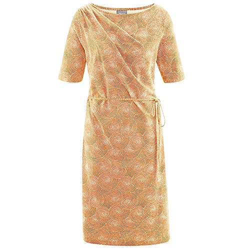 HempAge Damen-Kleid aus Hanf & Bio-Baumwolle - Carrot