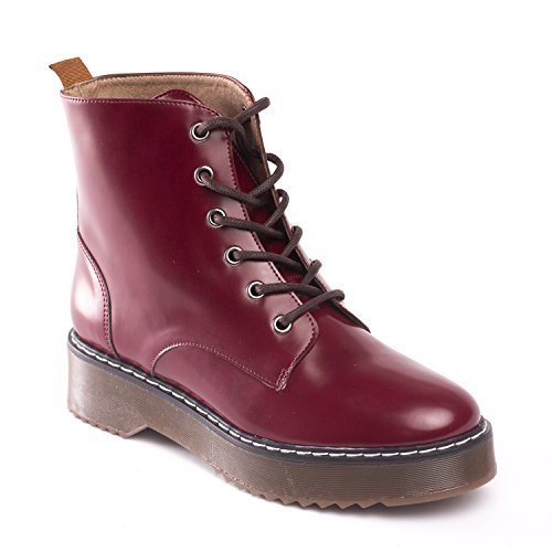 Nae Trina - vegane Damen-Stiefel / Boots - rot