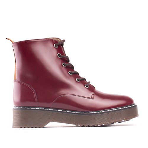 Nae Trina - Damen Vegan Stiefel (36, Rot) - 2