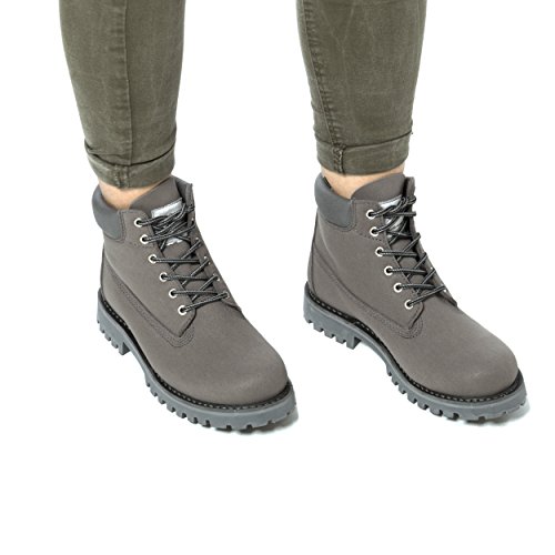 NAE Etna Grau - Vegan Stiefel - 5