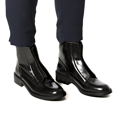 NAE Zipme Schwarz - Damen Vegan Stiefel - 5