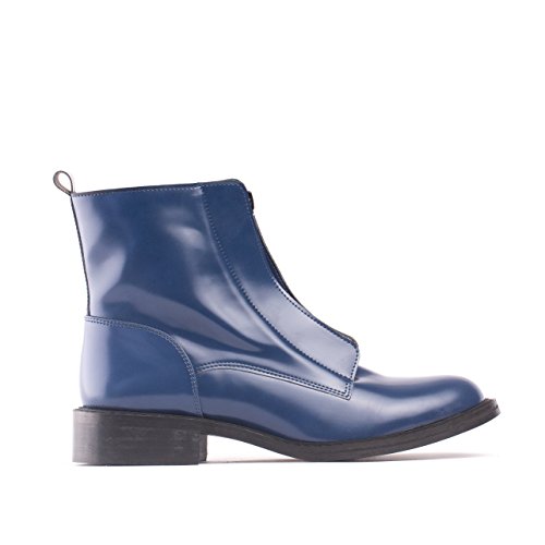 NAE Zipme Blau - Damen Vegan Stiefel - 2