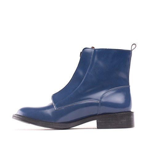 NAE Zipme Blau - Damen Vegan Stiefel - 3