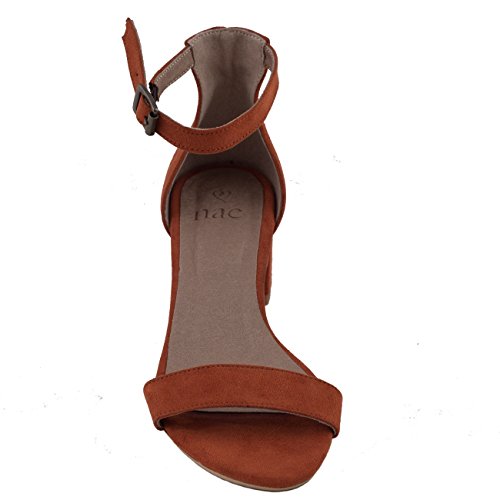 NAE Irene Orange - Damen Vegan Sandalen - 4