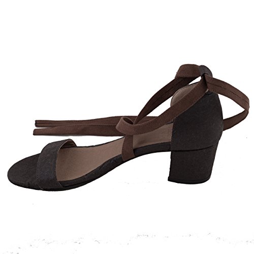 NAE Clau Braun - Damen Vegan Sandalen - 3