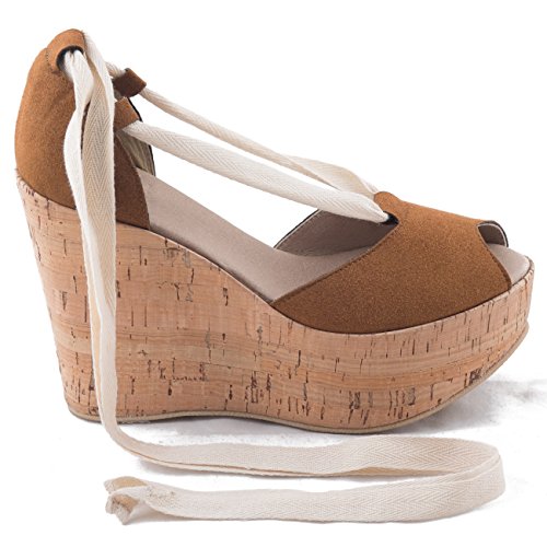 NAE Mireia Kork - Damen Vegan Sandalen - 2