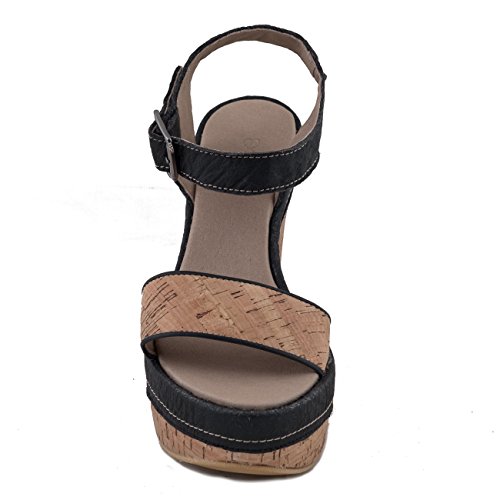 NAE Sara Kork - Damen Vegan Sandalen - 3