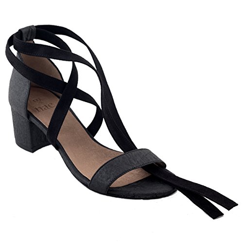 NAE Clau Schwarz - Vegane Damen-Sandalen