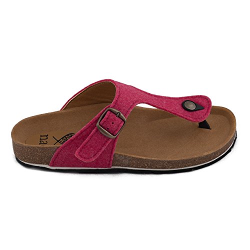 NAE Kos PET Pink - Damen Vegan Sandalen - 2