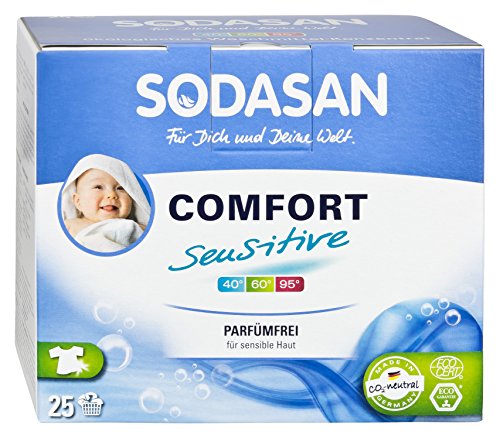SODASAN Comfort sensitiv Waschpulver mit Bio-Pflanzenseife - 1,2 Kg
