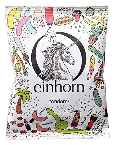 einhorn Kondome 7 Stück Wochenration - vegan