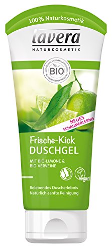 lavera Frische Kick Duschgel Bio Limone - 4 x 200 ml