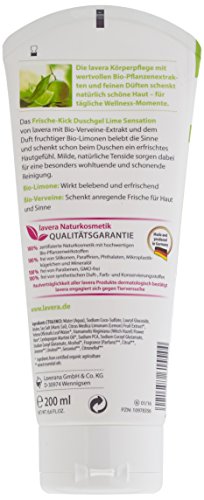 lavera Frische Kick Duschgel Bio Limone ∙ Belebt die Sinne ∙ Pflegedusche erfrischtes Hautgefühl ∙ vegan ✔ Bio Pflanzenwirkstoffe ✔ Naturkosmetik ✔ Natural & innovative 4er Pack (4 x 200 ml) - 2