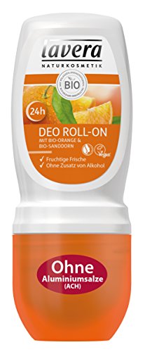 lavera Deo Roll On 24h Bio Orange - Deodorant ohne Aluminium