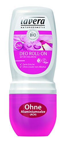 lavera Deo Roll On 24h Bio Wildrose - Deodorant ohne Aluminium