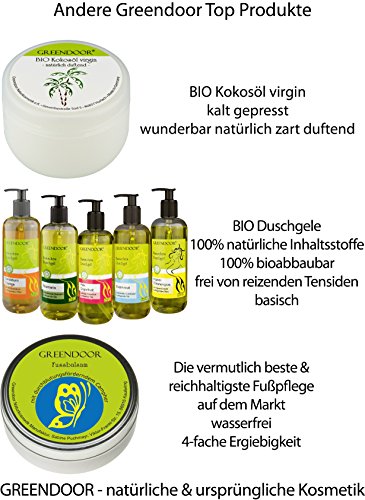 Greendoor Deo Creme ohne Aluminium 50ml - Creme Deodorant ohne Aluminium-Salze, ohne Konservierungsmittel, vegan, ohne Alkohol, ohne Tierversuche - Naturkosmetik direkt vom Hersteller - mit Aloe Vera, BIO Babassubutter, BIO Sheabutter, BIO Kakaobutter, natürliche Deocreme Cremedeo - 2