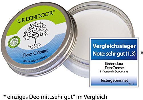 Greendoor Deo Creme ohne Aluminium 50ml - Creme Deodorant ohne Aluminium-Salze, ohne Konservierungsmittel, vegan, ohne Alkohol, ohne Tierversuche - Naturkosmetik direkt vom Hersteller - mit Aloe Vera, BIO Babassubutter, BIO Sheabutter, BIO Kakaobutter, natürliche Deocreme Cremedeo - 3