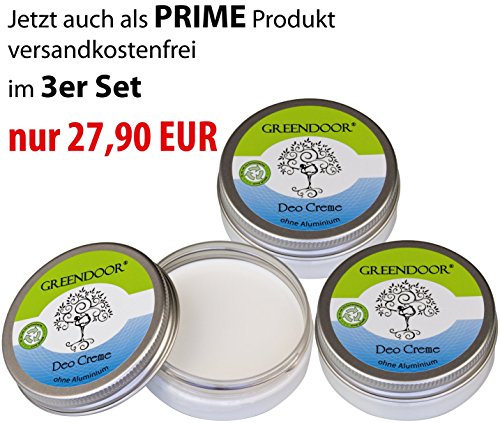 Greendoor Deo Creme ohne Aluminium 50ml - Creme Deodorant ohne Aluminium-Salze, ohne Konservierungsmittel, vegan, ohne Alkohol, ohne Tierversuche - Naturkosmetik direkt vom Hersteller - mit Aloe Vera, BIO Babassubutter, BIO Sheabutter, BIO Kakaobutter, natürliche Deocreme Cremedeo - 6