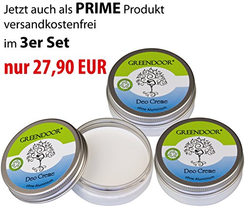 Greendoor Deo Creme ohne Aluminium 50ml - Creme Deodorant ohne Aluminium-Salze, ohne Konservierungsmittel, vegan, ohne Alkohol, ohne Tierversuche - Naturkosmetik direkt vom Hersteller - mit Aloe Vera, BIO Babassubutter, BIO Sheabutter, BIO Kakaobutter, natürliche Deocreme Cremedeo - 6