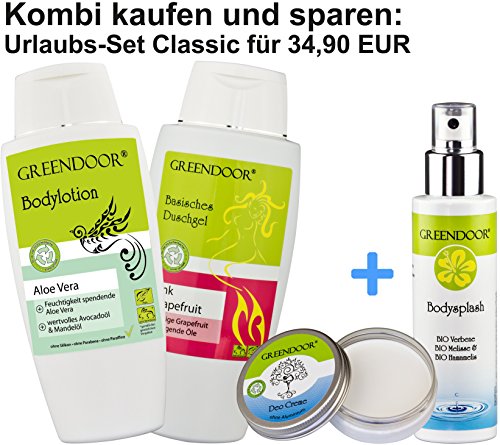 Greendoor intelligente Deo-Kombi zum Vorteilspreis: Body-Splash + Deo Creme, ohne Aluminium, vegan, Top Naturkosmetik aus der Manufaktur - 9