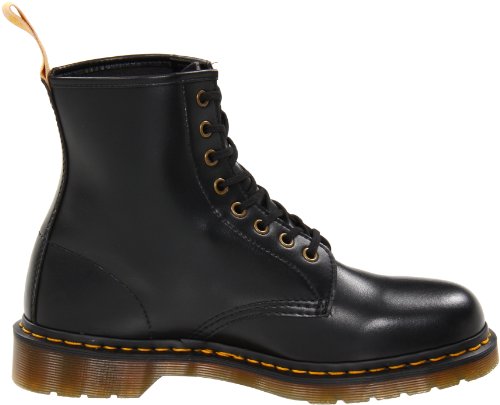 Dr. Martens 1460 Vegan BLACK, Unisex-Erwachsene Combat Boots, Schwarz (Black), 39 EU (6 Erwachsene UK) - 6