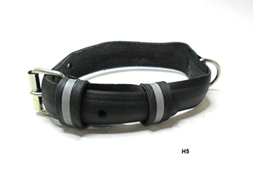 Upcycling-Hundehalsband 24,5cm - 32,5cm - aus Fahrradreifen