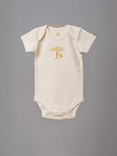 Organic by Feldman Unisex Baby Body Kurzarm aus Bio Baumwolle, GOTS Zertifiziert, Lebensfreude Natur, (74/80) - 3