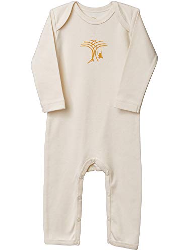 Unisex Strampler Overall aus Bio Baumwolle - Lebensfreude Natur (74/80)