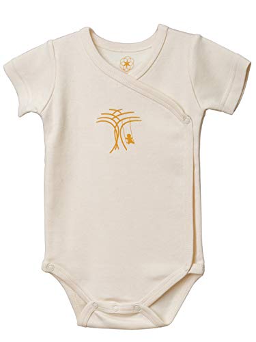 Unisex Baby-Wickelbody (Kurzarm) aus Bio-Baumwolle (50/56)