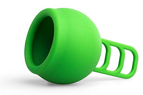 Merula Cup apple (grün) - One size Menstruationstasse aus medizinischem Silikon - 2