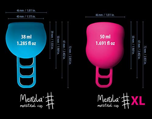 Merula Cup sun (gelb) - One size Menstruationstasse aus medizinischem Silikon - 5