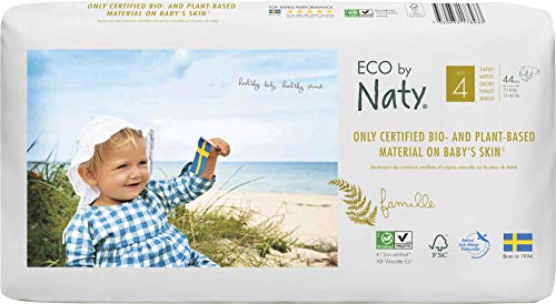 ECO by Naty Öko-Einwegwindeln, Größe 4 - 2 x 44 Stück