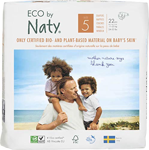 ECO by Naty Bio-Windeln, Größe 5 - 6er Packungen
