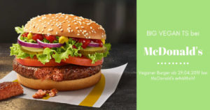 Read more about the article Vegane Burger nun auch bei McDonald’s – Big Vegan TS