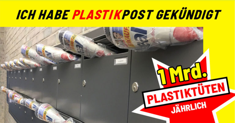 Stoppt die Plastikpost – Eine Kampagne gegen unerwünschte Werbung