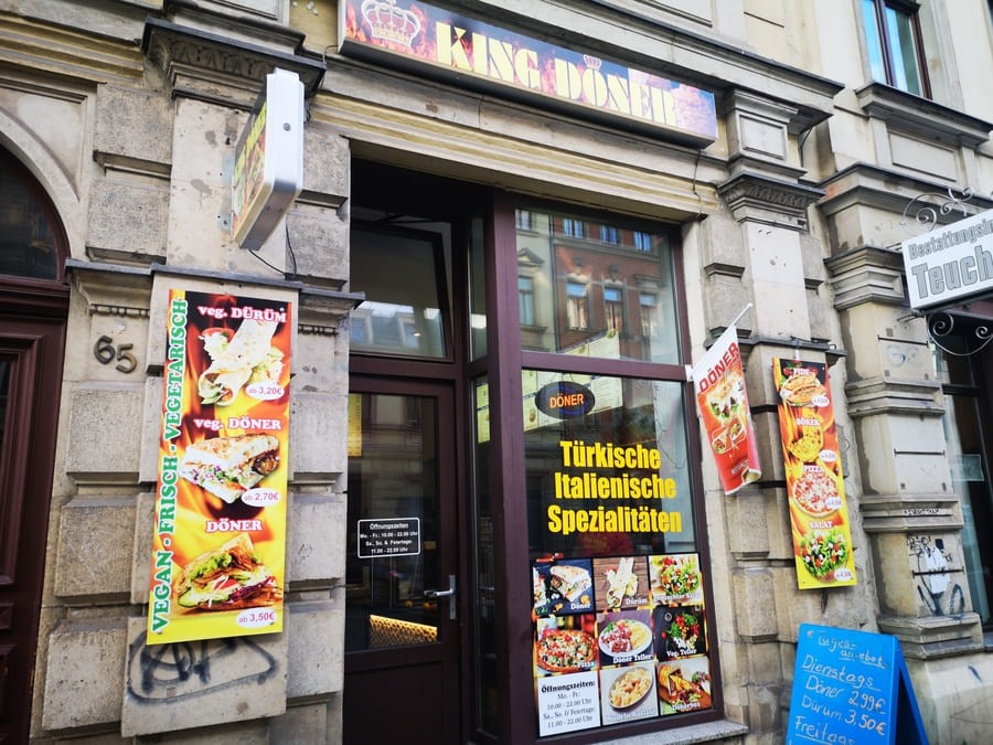 Vegane Döner im King Döner in Dresden