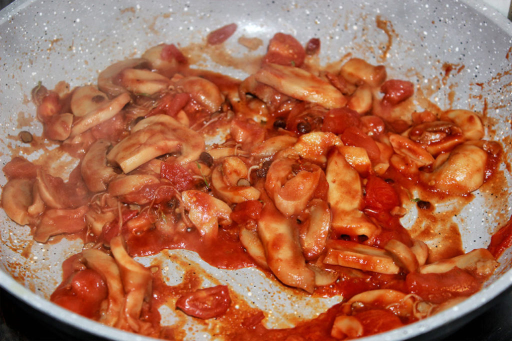 Tomate Champignon Pfanne