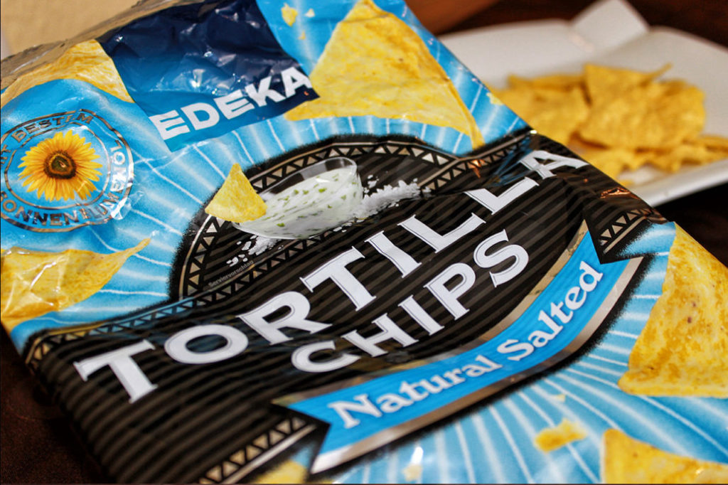 Glutenfreie Tortilla Chips von Edeka