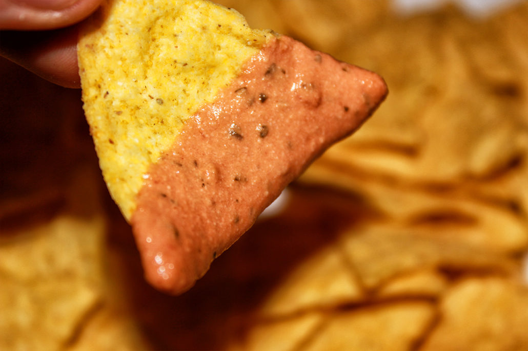 Tortilla-Chips-Dip aus dem Supermarkt – glutenfrei, vegan und zuckerfrei