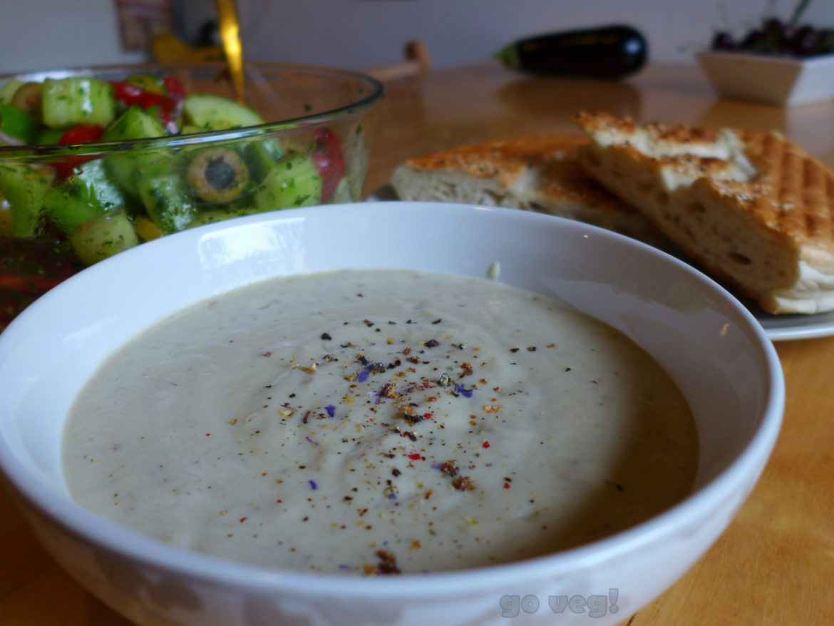 Griechische vegane Auberginencreme / Melitzanosaláta