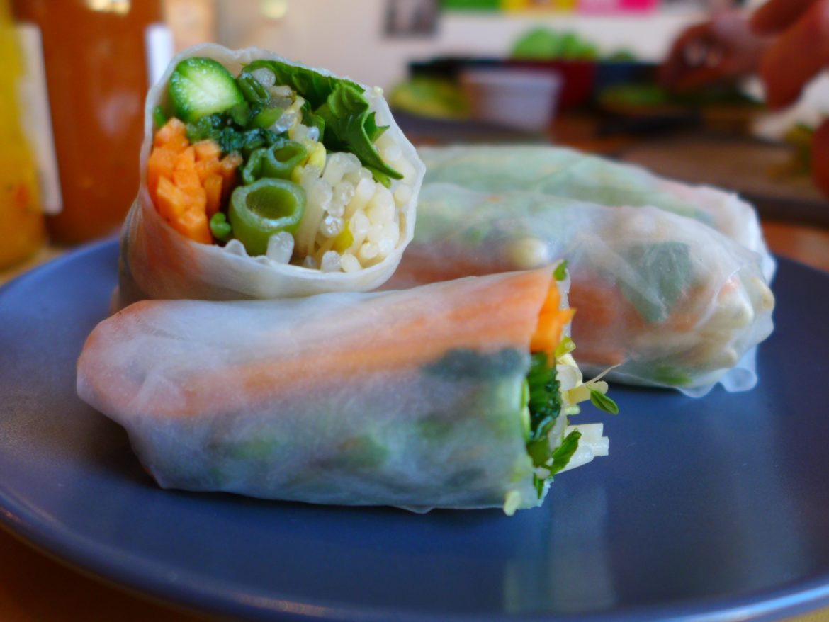 Vietnamesische Sommerrollen - vegan & einfach
