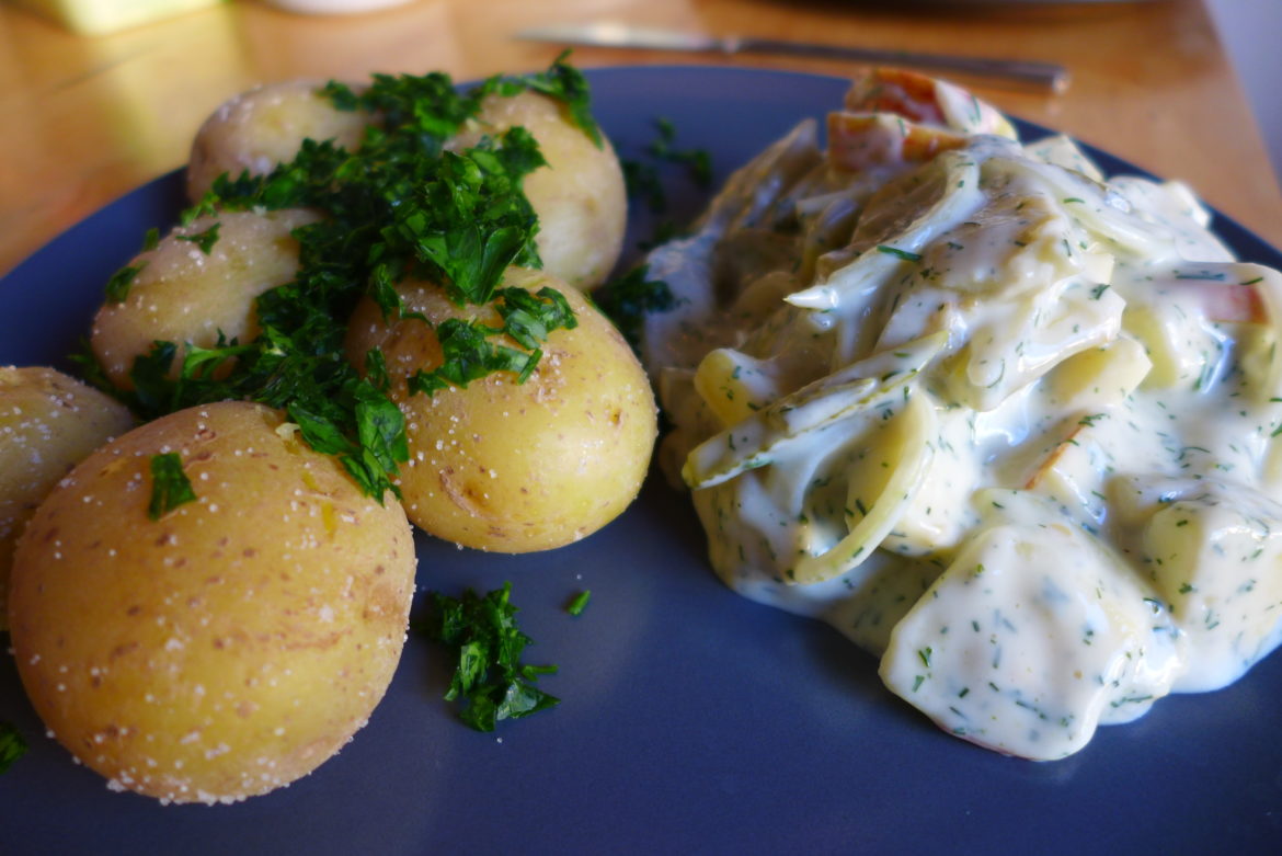 Rezept für veganen Heringssalat