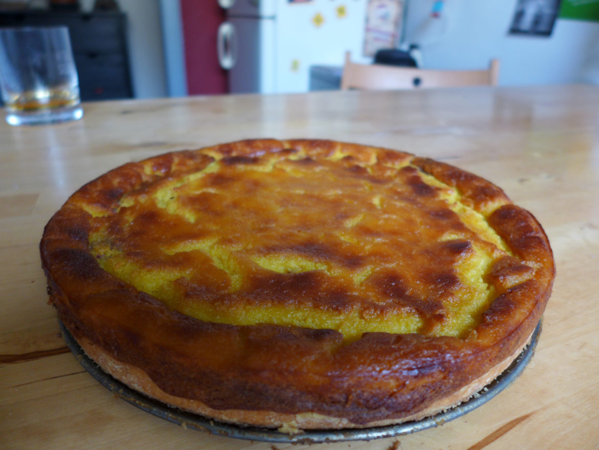 Veganer Käsekuchen mit Sojajoghurt