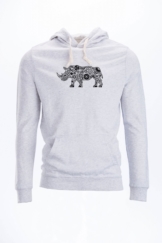 Rhino Hoodie Dünn Fleece Pullover