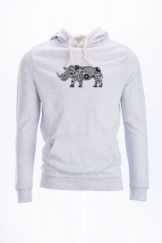 Rhino Hoodie Dünn Fleece Pullover