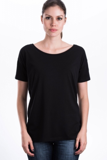 Wide Cut Bio Holz T-Shirt Frauen