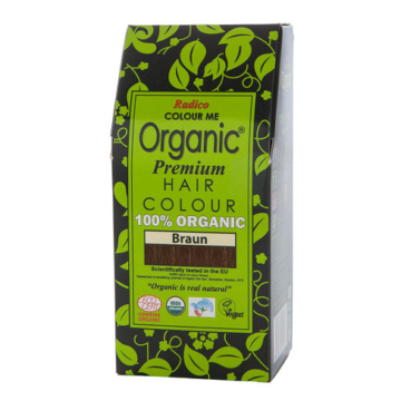 Radico Organic Pflanzenhaarfarbe 100 g, braun