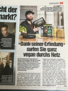 VeggieSearch in der Dresdner Morgenpost